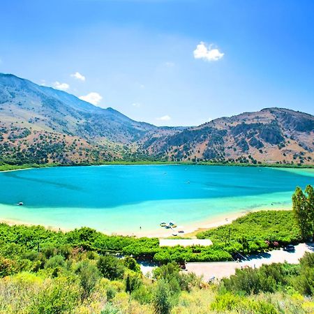 Minoas Villas Heated Pool Kournas Bagian luar foto