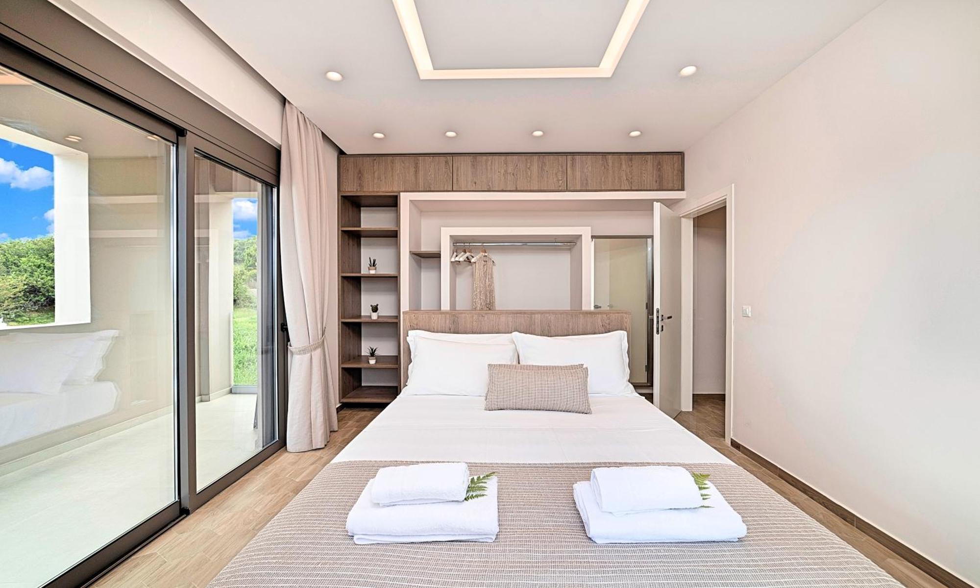 Minoas Villas Heated Pool Kournas Bagian luar foto