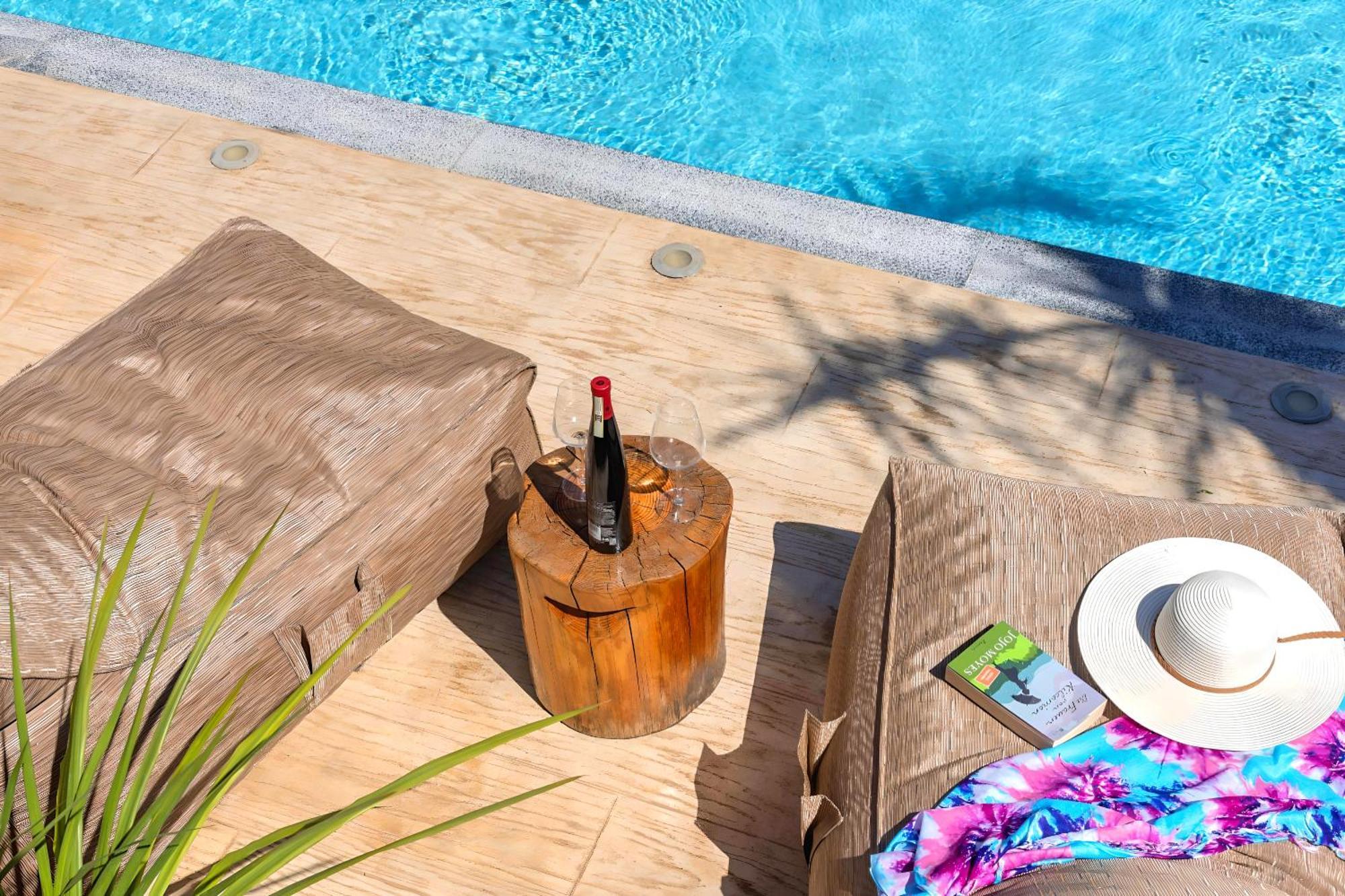 Minoas Villas Heated Pool Kournas Bagian luar foto